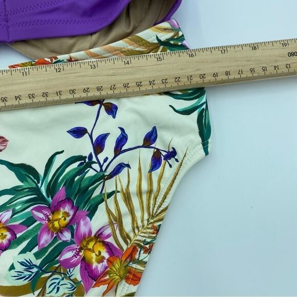 Sun & Shade Floral Bikini With Kona Sol Purple Top - Large - Picture 5 of 5